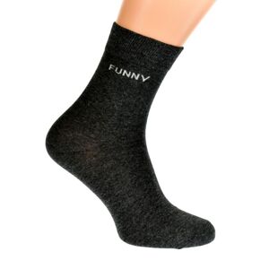 Tmavo-sivé ponožky TERRY